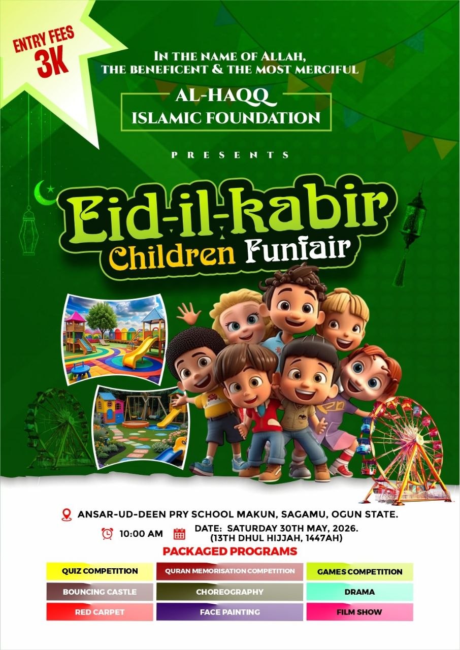 Eid-il-Kabir Children Funfair Poster
